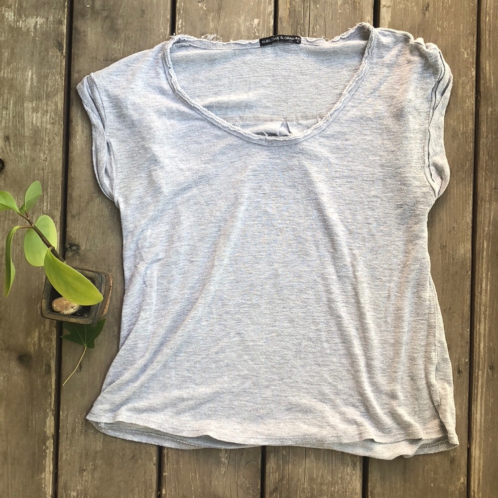 Harlowe & Graham Distressed T-Shirt
